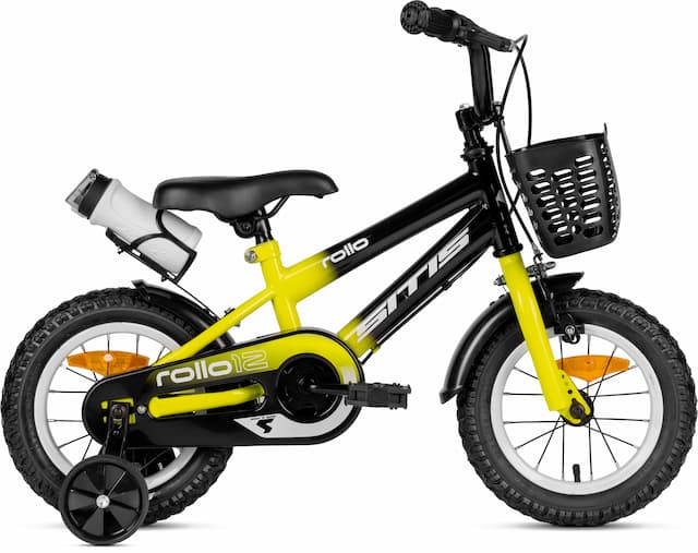 Велосипед SITIS ROLLO 12" (2026) Black-Yellow