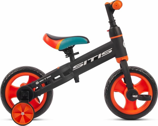 Беговел-велосипед детский 2 в 1 SITIS RUNNER Orange