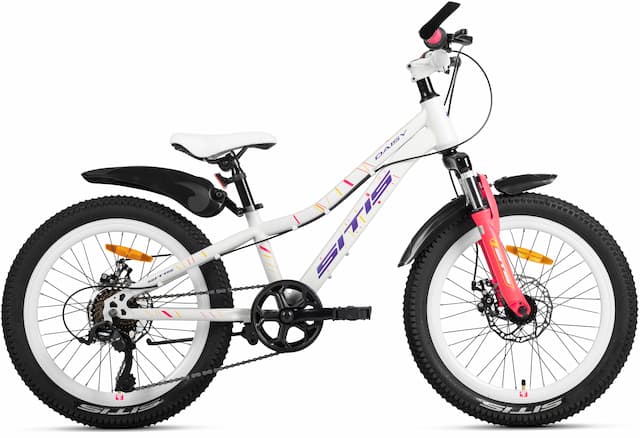Велосипед SITIS DAISY 7SP 20" (2025) White-Purple-Pink