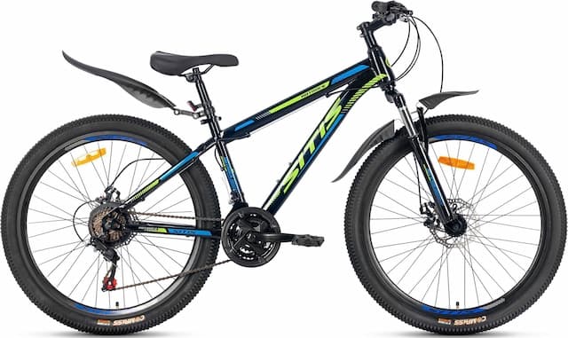 Велосипед SITIS HOTROCK 26" (2023) черно-зеленый