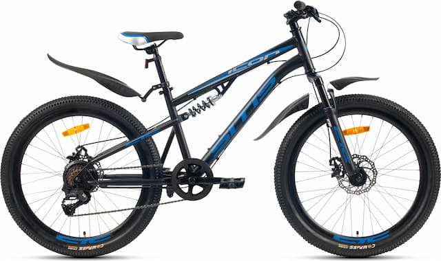 Велосипед SITIS ICON 24" (2024) Black-Blue