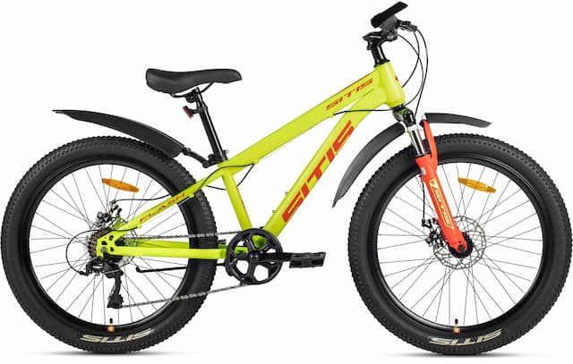 Велосипед SITIS FLASH 7SP 24" (2026) Green-Red