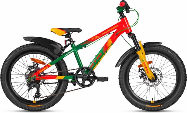 Велосипед SITIS CROSSER 7SP 20" (2024) Red-Green-Yellow