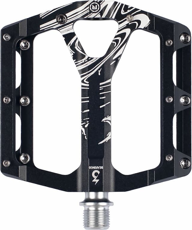 Педали STS KP-198 Aluminum CNC CR-MO Axle черный
