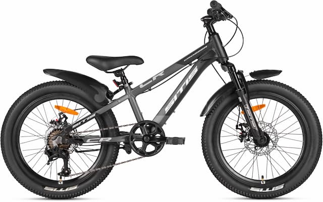 Велосипед SITIS CROSSER 7SP 20" (2026) Black-Grey