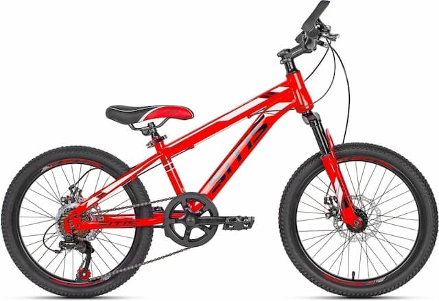 Велосипед SITIS ONE ON210 20" (2022) красно-черный
