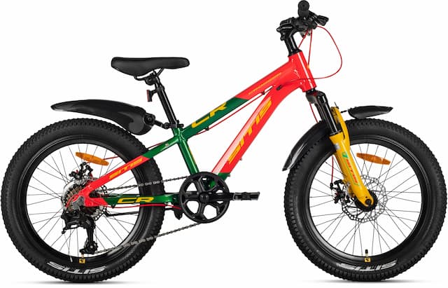 Велосипед SITIS CROSSER 7SP 20" (2025) Red-Green-Yellow
