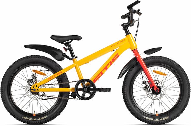 Велосипед SITIS FLASH Regid 1SP 20" (2026) Yellow-Red