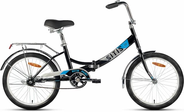 Велосипед SITIS POINT 20" (2024) Black-Grey-Blue