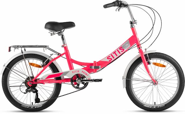 Велосипед SITIS POINT 7sp 20" (2024) Pink-White-Grey