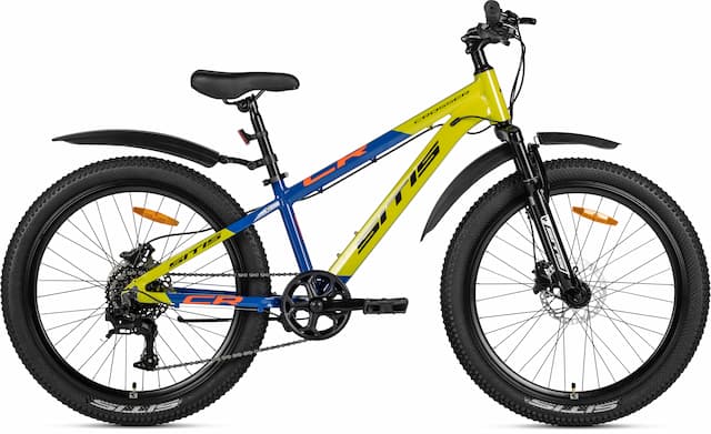 Велосипед SITIS CROSSER SCRHD4.1 24" (2026) Blue-Green-Orange
