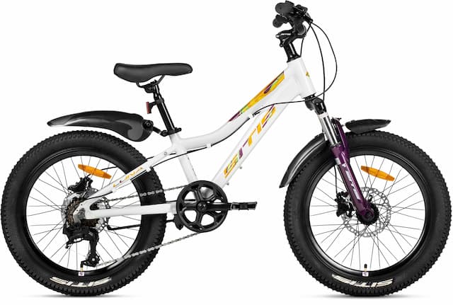 Велосипед SITIS LUNA 7SP HD 20" (2026) White-Orange-Purple