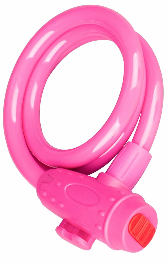 Велозамок STS BC-LK-S51-101 с ключом розовый