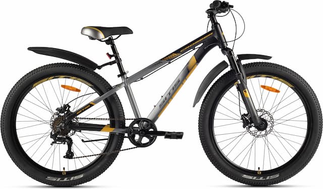 Велосипед SITIS CROSSER 7SP HD 26" (2024) Black-Grey-Bronze