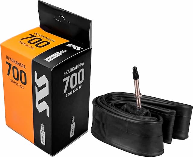 Велокамера STS 700x23-32C вело.нип 60мм