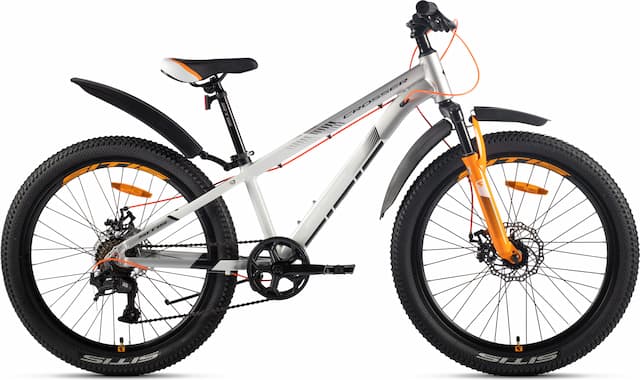 Велосипед SITIS CROSSER 7SP 24" (2024) White-Grey-Orange