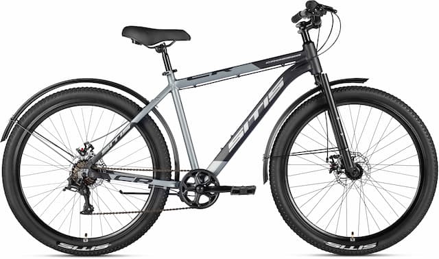Велосипед SITIS CROSSER Regid 7SP 27,5" (2025) Black-Grey
