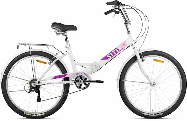 Велосипед SITIS POINT 7SP 26" (2025) White-Crimson-Pink