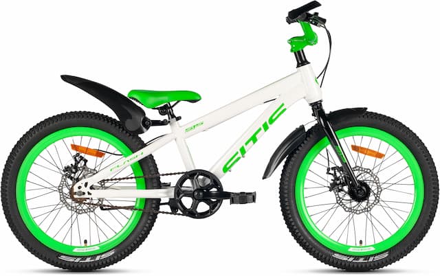 Велосипед SITIS FLASH Regid 1SP 20" (2025) White-Green