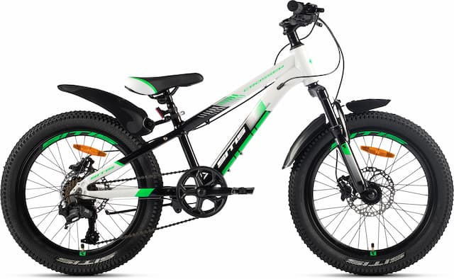 Велосипед SITIS CROSSER 7SP HD 20" (2024) Black-White-Green