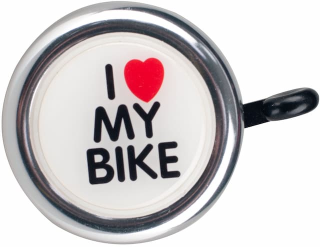 Звонок STS STS-45A ( I LOVE MY BIKE) серебро