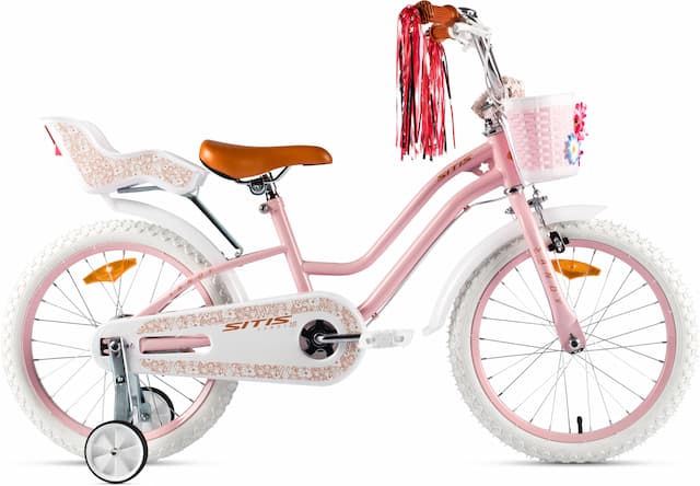 Велосипед SITIS SANDY 18" (2024) Peach-White-Brown