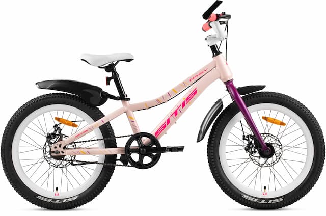 Велосипед SITIS DAISY Regid 1SP 20" (2025) Pink-Purple-White