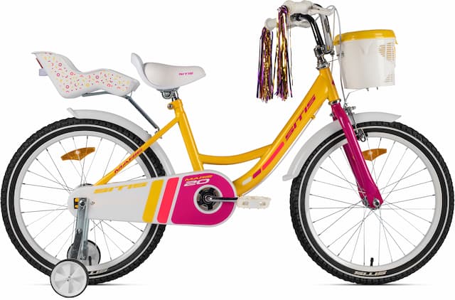Велосипед SITIS MARIE 20 (2025) Yellow-Purple-White