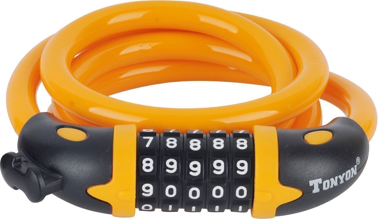 Велозамок STS BC-LK-TY566 кодовый Orange