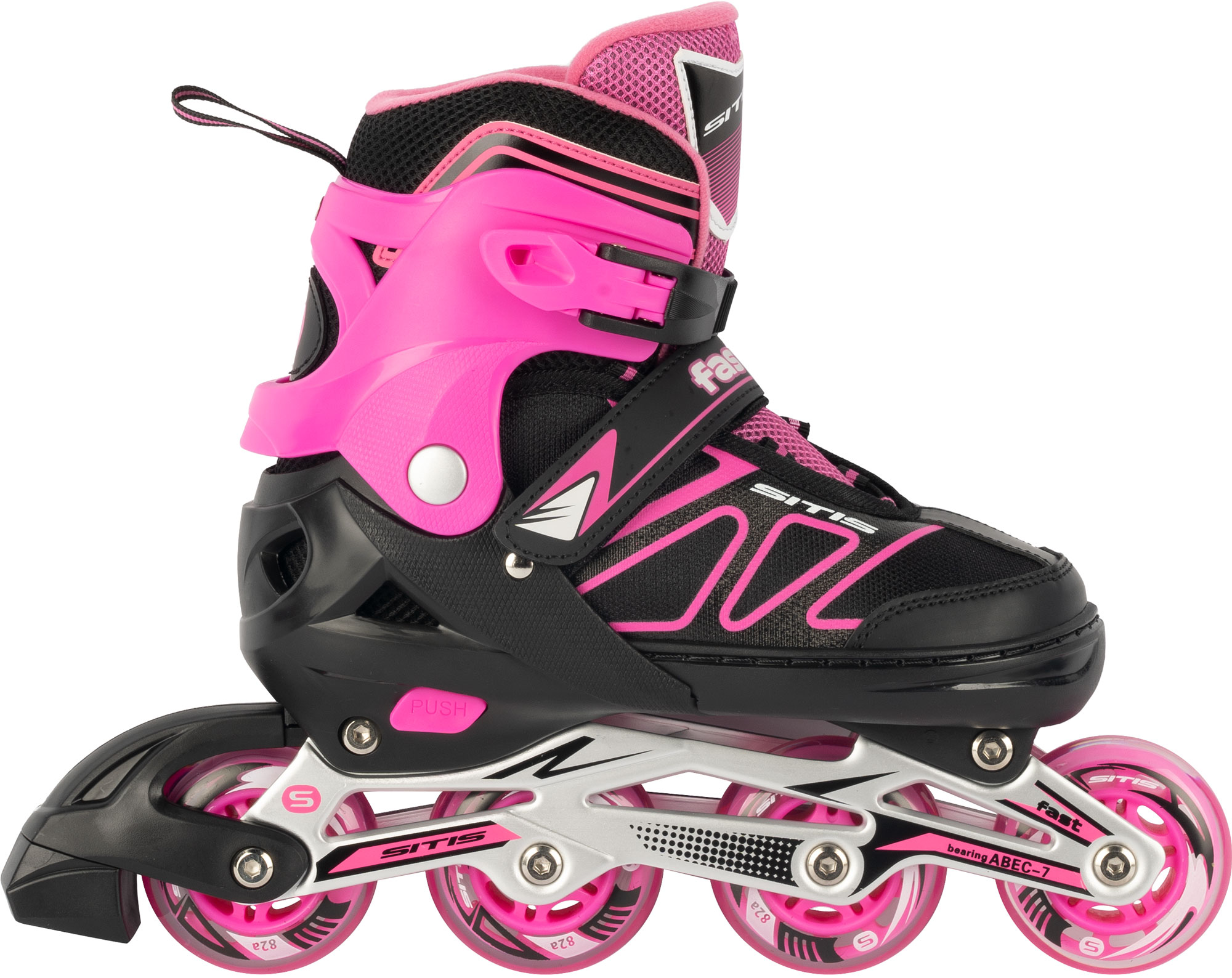 Ролики SITIS Fast Black-Pink