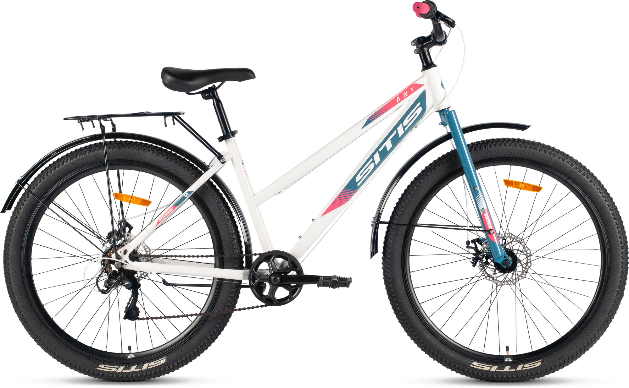 Велосипед SITIS ANY RIGID 7SP 27,5" (2026) White-Grey-Pink