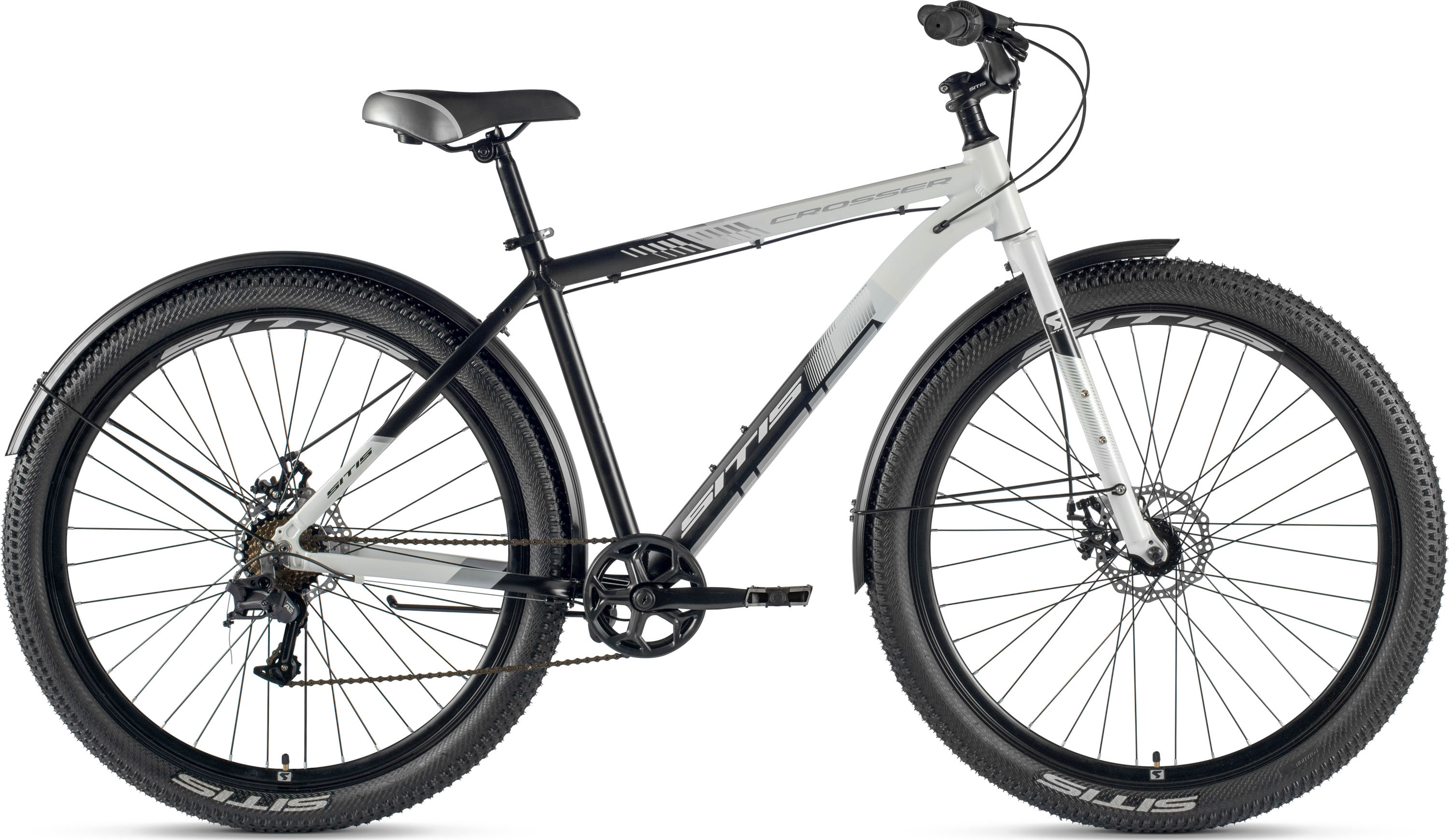 Велосипед SITIS CROSSER RIGID 7SP 29" (2025) White-Black-Grey