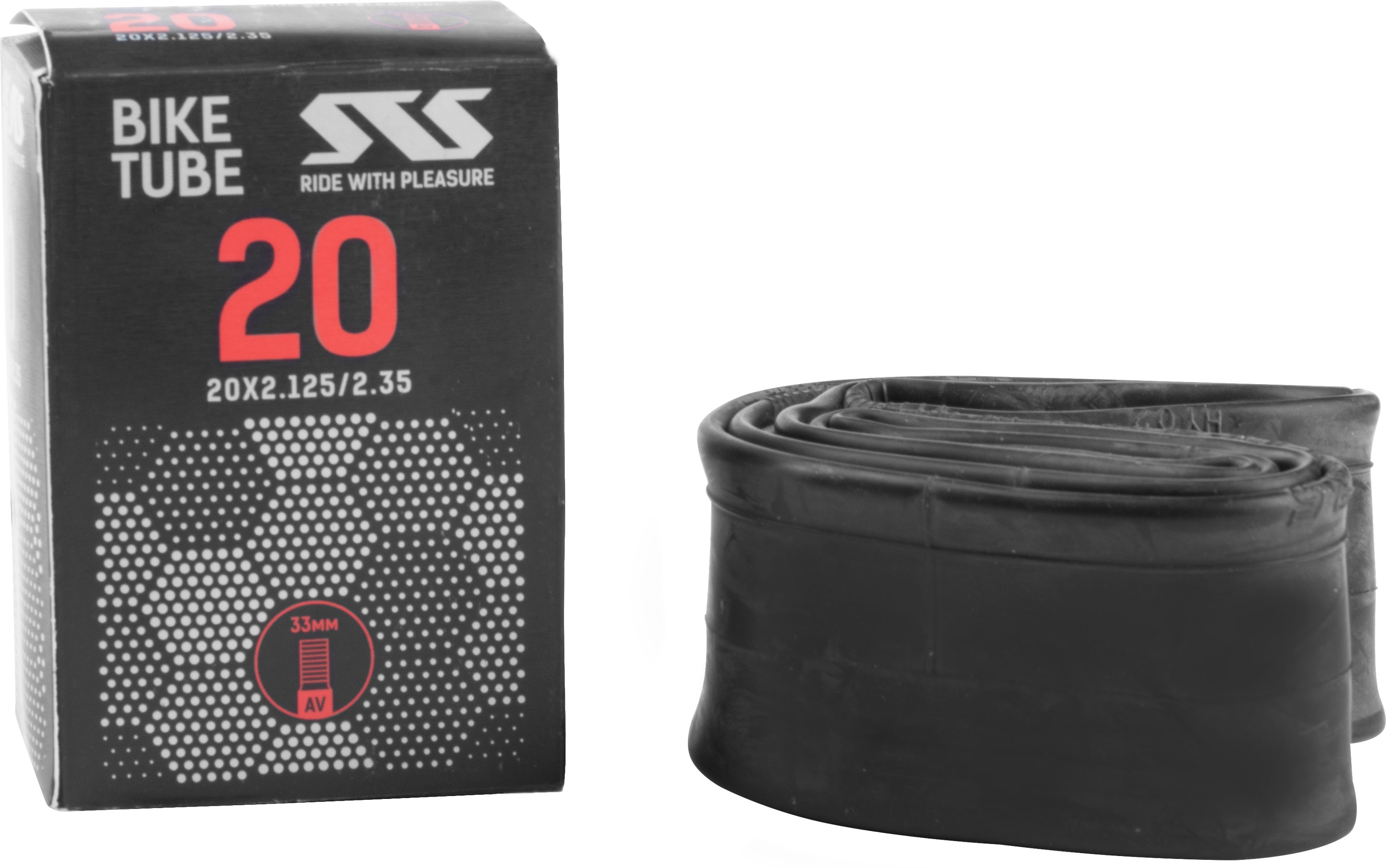 Велокамера STS 20x2,125-2,35 авто.нип 33мм