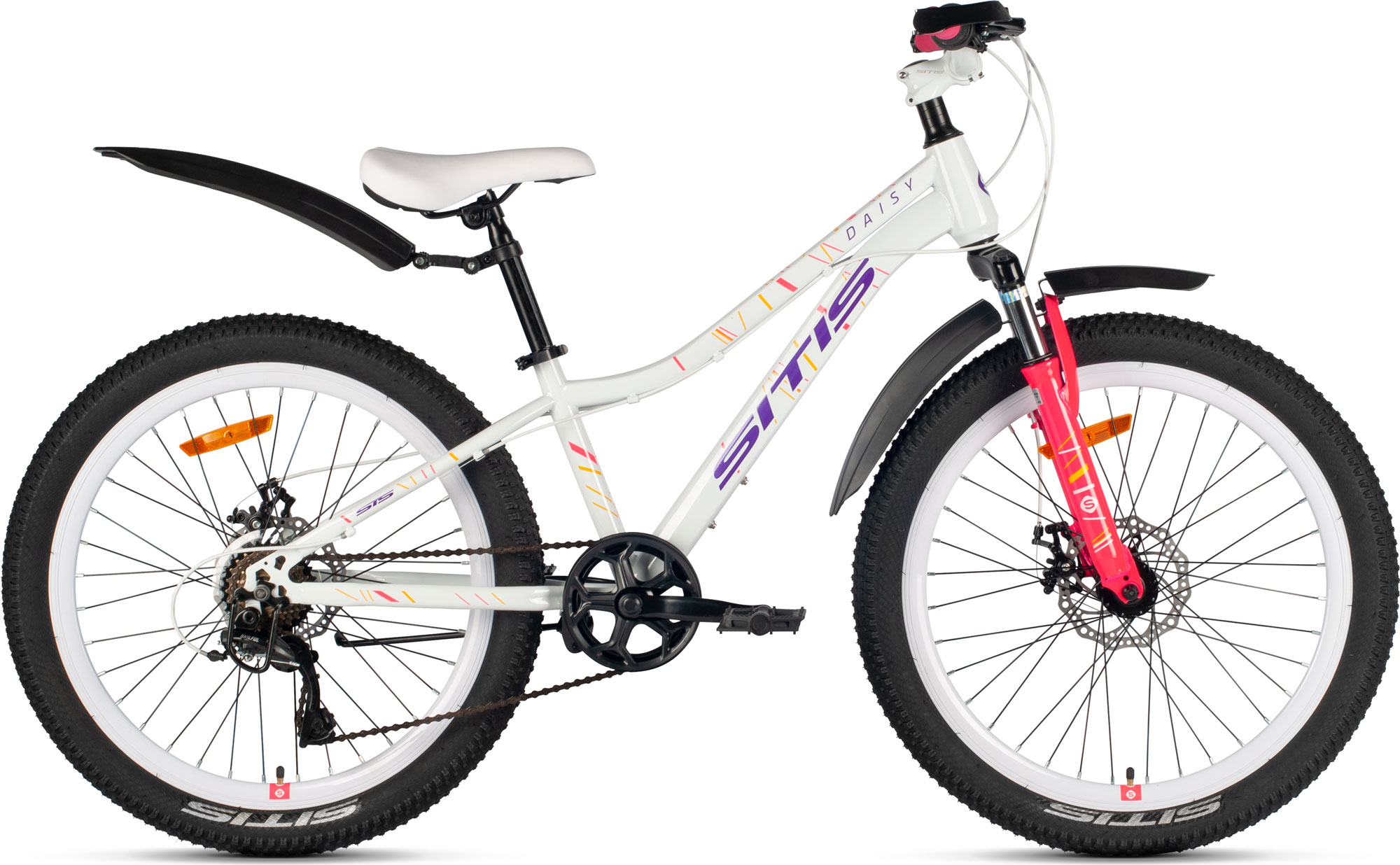 Велосипед SITIS DAISY 7SP 24" (2026) White-Pink