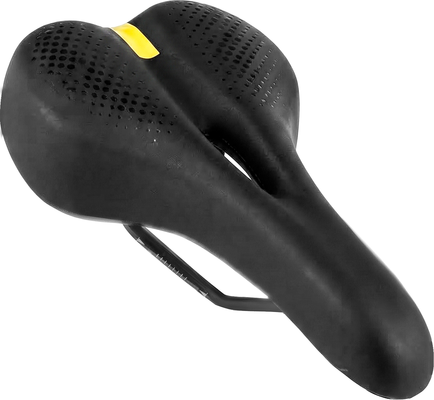 Седло STS-D390 267x154 мм Black-Yellow
