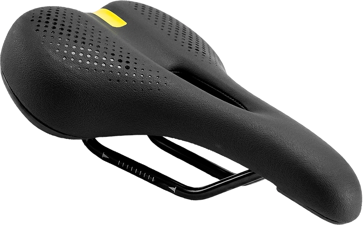 Седло STS-D391 260x187 мм Black-Yellow