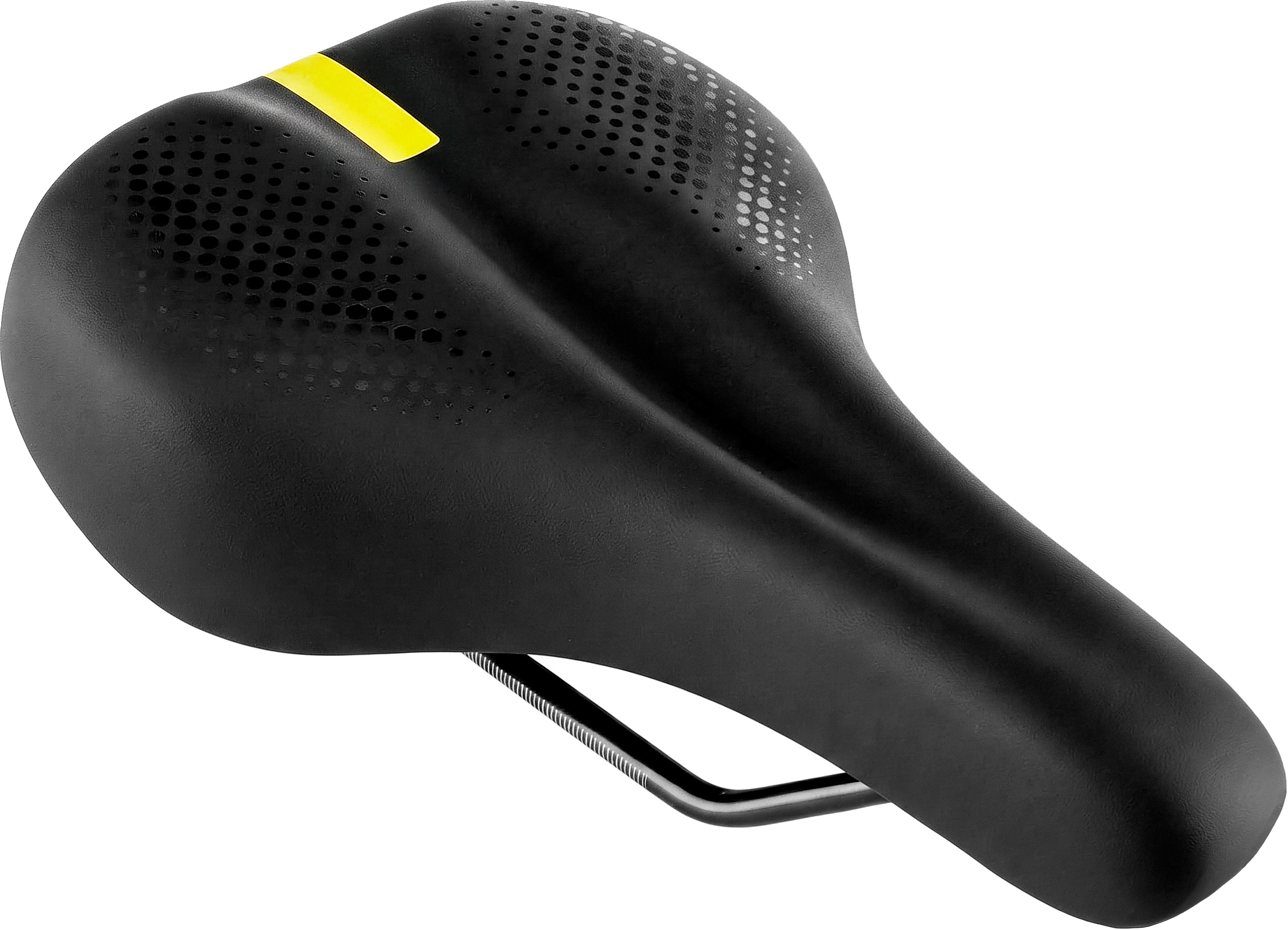 Седло STS-D1 272x201 мм Black-Yellow
