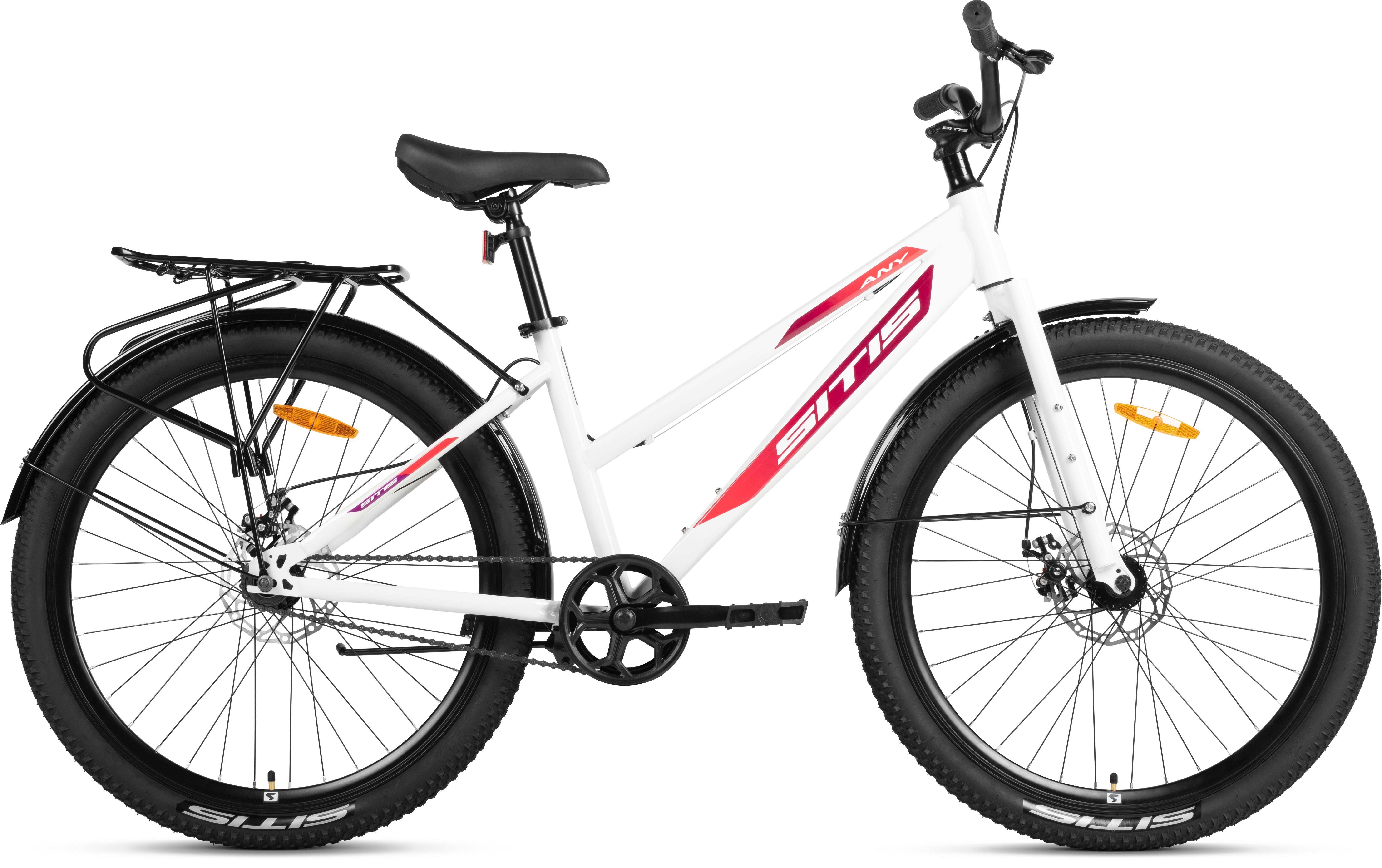 Велосипед SITIS ANY RIGID SINGLE 26" (2026) White-Red