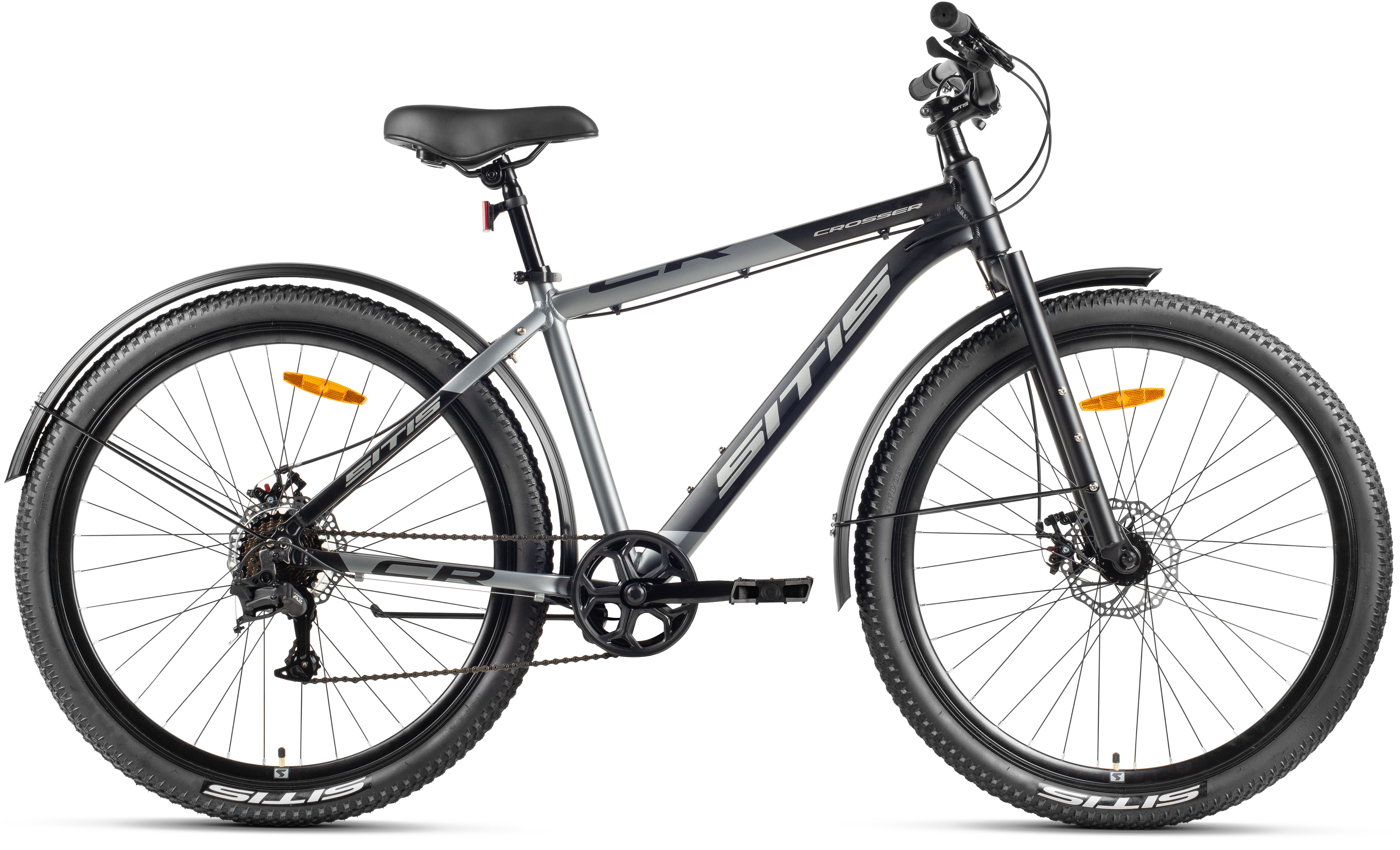 Велосипед SITIS CROSSER RIGID 7SP 27.5" (2026) Black-Grey