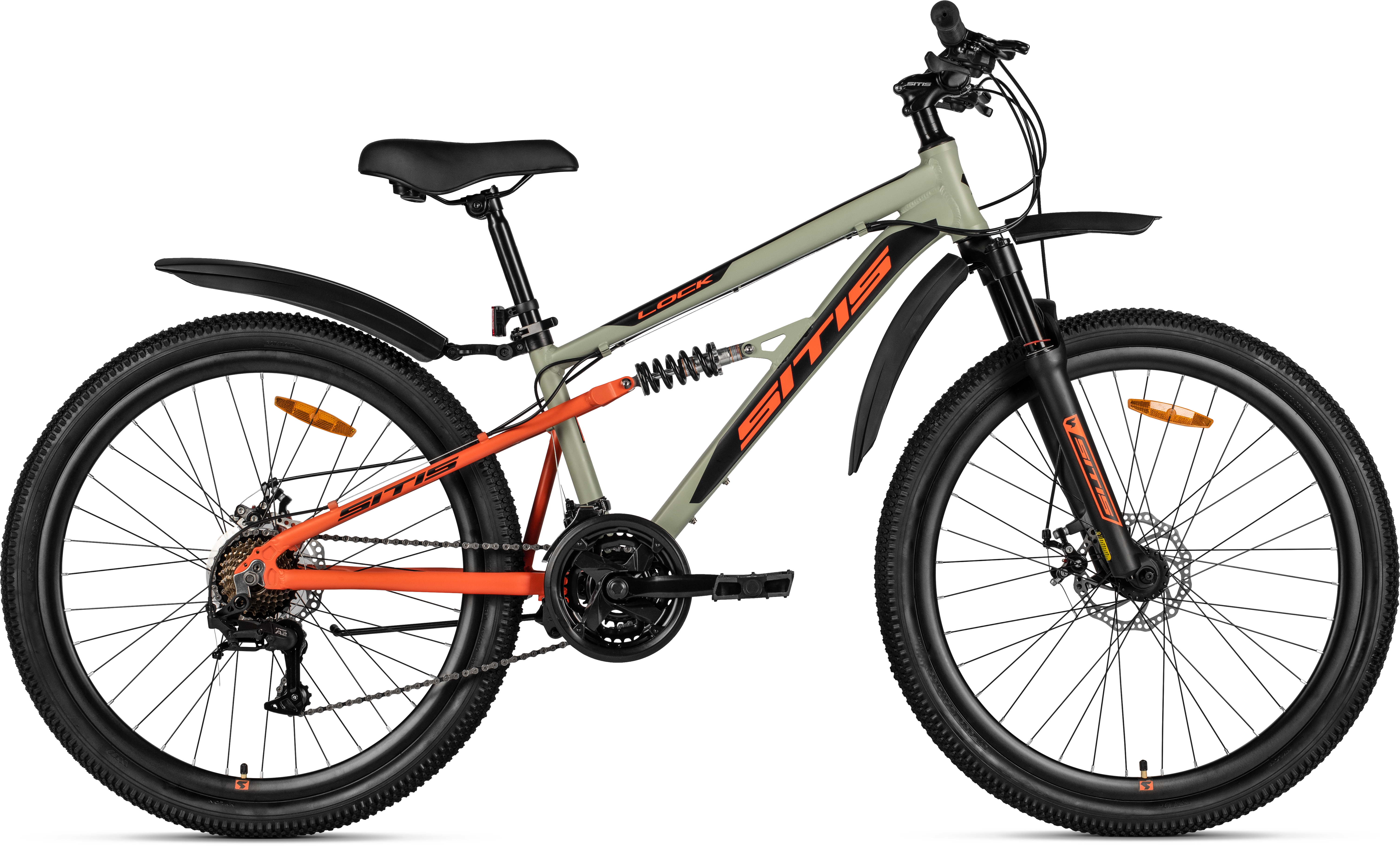 Велосипед SITIS LOCK 4.0 24" (2026) Beige-Red-Black