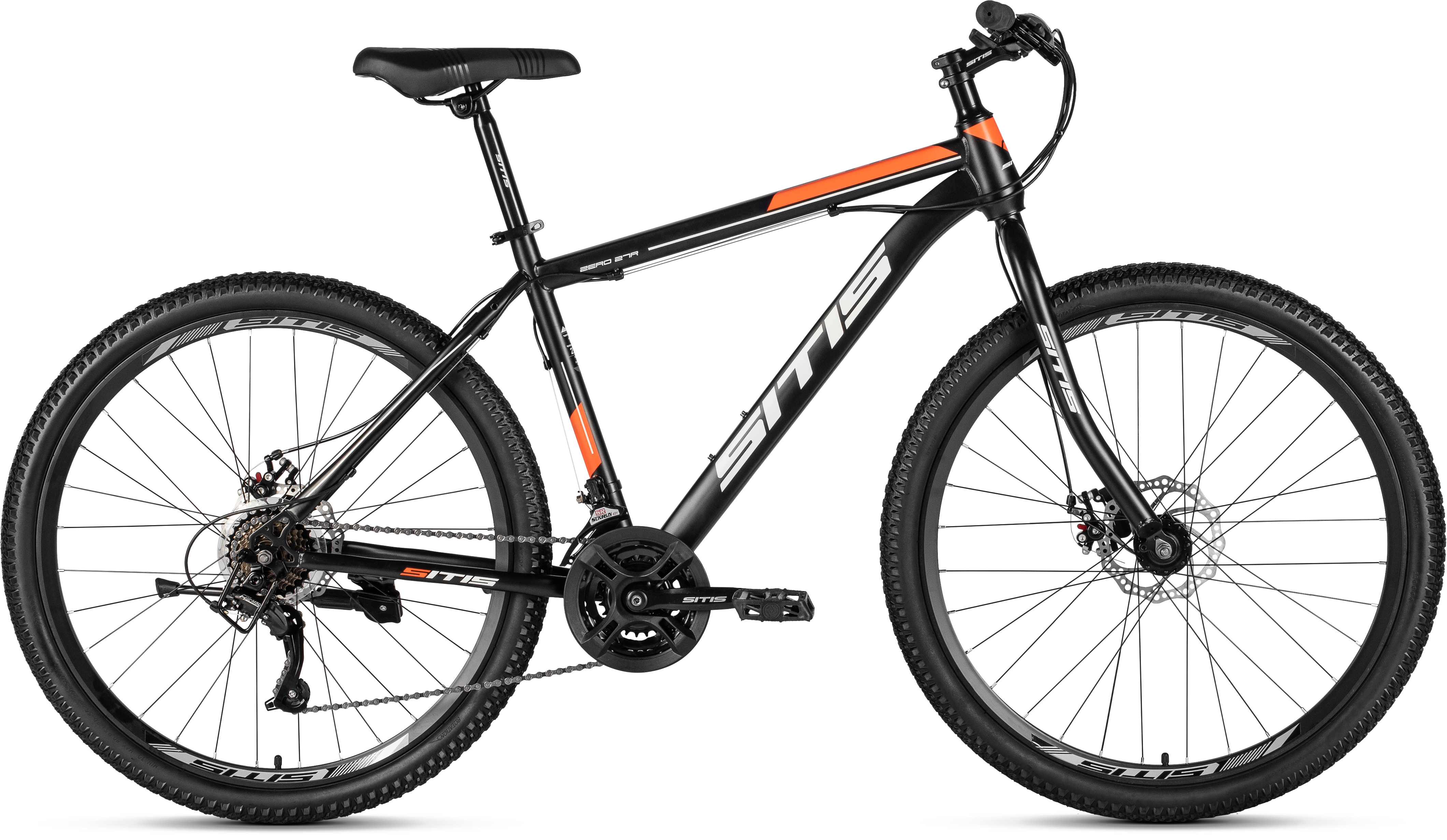 Велосипед SITIS ZERO 21SP MD 27.5" (2026) Black-White